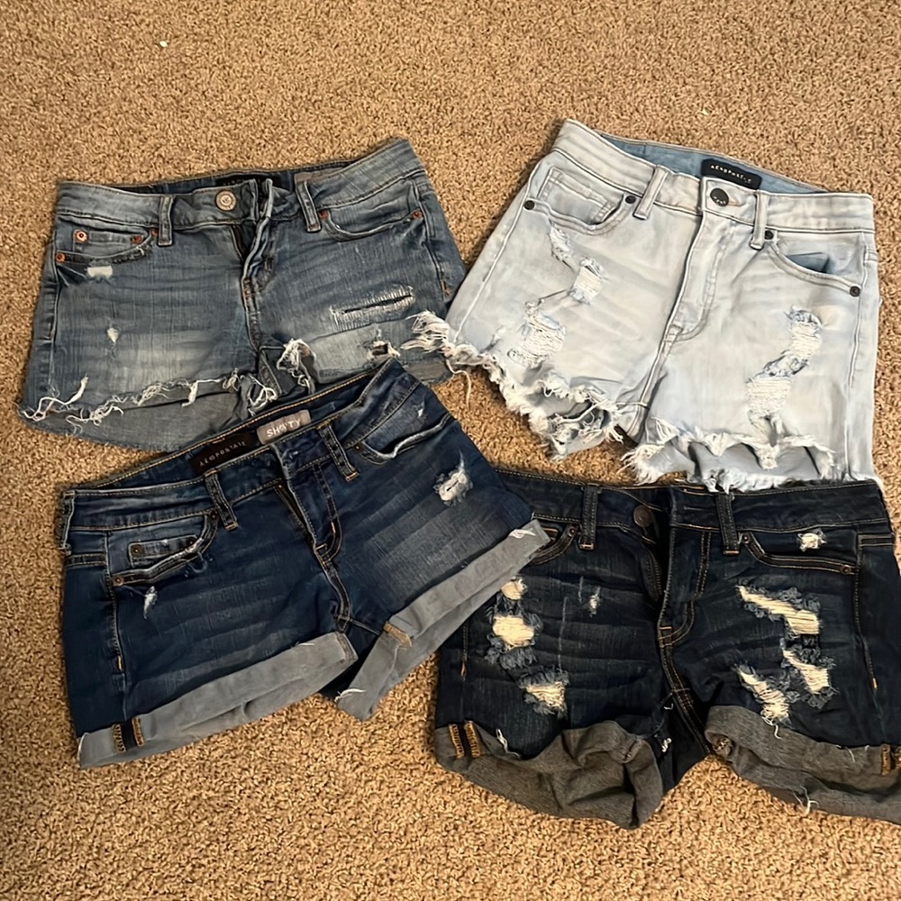 Lot of 4 Aeropostal Shorts Size 00